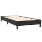 vidaXL Boxspringbett mit Matratze Schwarz 80x220 cm Samt vidaXL Boxspringbett mit Matratze Schwarz 80x220 cm Samt