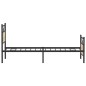 vidaXL Bettgestell ohne Matratze Sonoma-Eiche 100x200 cm Holzwerkstoff vidaXL Bettgestell ohne Matratze Sonoma-Eiche 100x200 cm Holzwerkstoff