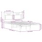 vidaXL Bettgestell ohne Matratze Braun Eiche 120x200 cm Holzwerkstoff vidaXL Bettgestell ohne Matratze Braun Eiche 120x200 cm Holzwerkstoff