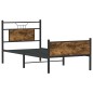 vidaXL Bettgestell ohne Matratze Räuchereiche 75x190 cm Holzwerkstoff vidaXL Bettgestell ohne Matratze Räuchereiche 75x190 cm Holzwerkstoff