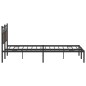 vidaXL Bettgestell ohne Matratze Braun Eichen-Optik 183x203 cm vidaXL Bettgestell ohne Matratze Braun Eichen-Optik 183x203 cm