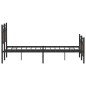 vidaXL Bettgestell ohne Matratze Braun Eiche 137x190 cm Holzwerkstoff vidaXL Bettgestell ohne Matratze Braun Eiche 137x190 cm Holzwerkstoff