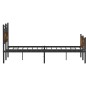 vidaXL Bettgestell ohne Matratze Räuchereiche 150x200 cm Holzwerkstoff vidaXL Bettgestell ohne Matratze Räuchereiche 150x200 cm Holzwerkstoff