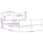 vidaXL Bettgestell ohne Matratze Räuchereiche 150x200 cm Holzwerkstoff vidaXL Bettgestell ohne Matratze Räuchereiche 150x200 cm Holzwerkstoff