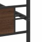 vidaXL Bettgestell ohne Matratze Braun Eiche 90x190 cm Holzwerkstoff vidaXL Bettgestell ohne Matratze Braun Eiche 90x190 cm Holzwerkstoff