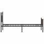 vidaXL Bettgestell ohne Matratze Braun Eiche 100x200 cm Holzwerkstoff vidaXL Bettgestell ohne Matratze Braun Eiche 100x200 cm Holzwerkstoff