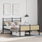 vidaXL Bettgestell ohne Matratze Sonoma-Eiche 120x190 cm Holzwerkstoff vidaXL Bettgestell ohne Matratze Sonoma-Eiche 120x190 cm Holzwerkstoff