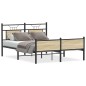 vidaXL Bettgestell ohne Matratze Sonoma-Eiche 150x200 cm Holzwerkstoff vidaXL Bettgestell ohne Matratze Sonoma-Eiche 150x200 cm Holzwerkstoff