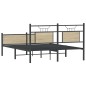 vidaXL Bettgestell ohne Matratze Sonoma-Eiche 150x200 cm Holzwerkstoff vidaXL Bettgestell ohne Matratze Sonoma-Eiche 150x200 cm Holzwerkstoff