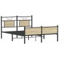 vidaXL Bettgestell ohne Matratze Sonoma-Eiche 140x190 cm Holzwerkstoff vidaXL Bettgestell ohne Matratze Sonoma-Eiche 140x190 cm Holzwerkstoff