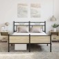 vidaXL Bettgestell ohne Matratze Sonoma-Eiche 140x190 cm Holzwerkstoff vidaXL Bettgestell ohne Matratze Sonoma-Eiche 140x190 cm Holzwerkstoff
