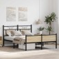 vidaXL Bettgestell ohne Matratze Sonoma-Eiche 140x190 cm Holzwerkstoff vidaXL Bettgestell ohne Matratze Sonoma-Eiche 140x190 cm Holzwerkstoff