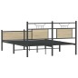 vidaXL Bettgestell ohne Matratze Sonoma-Eiche 140x190 cm Holzwerkstoff vidaXL Bettgestell ohne Matratze Sonoma-Eiche 140x190 cm Holzwerkstoff