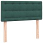 vidaXL Boxspringbett mit Matratze Dunkelgrün 80x220 cm Samt vidaXL Boxspringbett mit Matratze Dunkelgrün 80x220 cm Samt