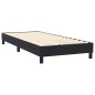 vidaXL Boxspringbett mit Matratze Schwarz 80x220 cm Samt vidaXL Boxspringbett mit Matratze Schwarz 80x220 cm Samt