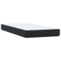 vidaXL Boxspringbett mit Matratze Schwarz 80x220 cm Samt vidaXL Boxspringbett mit Matratze Schwarz 80x220 cm Samt