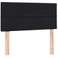 vidaXL Boxspringbett mit Matratze Schwarz 80x220 cm Samt vidaXL Boxspringbett mit Matratze Schwarz 80x220 cm Samt