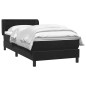 vidaXL Boxspringbett mit Matratze Schwarz 90x220 cm Samt vidaXL Boxspringbett mit Matratze Schwarz 90x220 cm Samt