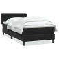 vidaXL Boxspringbett mit Matratze Schwarz 80x220 cm Samt vidaXL Boxspringbett mit Matratze Schwarz 80x220 cm Samt