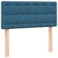 vidaXL Boxspringbett mit Matratze Dunkelblau 80x210 cm Samt vidaXL Boxspringbett mit Matratze Dunkelblau 80x210 cm Samt