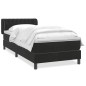 vidaXL Boxspringbett mit Matratze Schwarz 90x220 cm Samt vidaXL Boxspringbett mit Matratze Schwarz 90x220 cm Samt