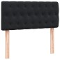 vidaXL Boxspringbett mit Matratze Schwarz 90x220 cm Samt vidaXL Boxspringbett mit Matratze Schwarz 90x220 cm Samt