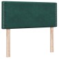 vidaXL Boxspringbett mit Matratze Dunkelgrün 90x220 cm Samt vidaXL Boxspringbett mit Matratze Dunkelgrün 90x220 cm Samt