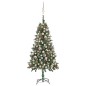 Künstlicher Weihnachtsbaum mit LEDs, Kugeln & Zapfen 150 cm Künstlicher Weihnachtsbaum mit LEDs, Kugeln & Zapfen 150 cm