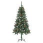 Künstlicher Weihnachtsbaum mit LEDs, Kugeln & Zapfen 150 cm Künstlicher Weihnachtsbaum mit LEDs, Kugeln & Zapfen 150 cm