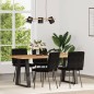 vidaXL Esszimmerstühle 4 Stk. Schwarz Samt vidaXL Esszimmerstühle 4 Stk. Schwarz Samt