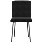 vidaXL Esszimmerstühle 4 Stk. Schwarz Samt vidaXL Esszimmerstühle 4 Stk. Schwarz Samt