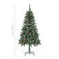 Künstlicher Weihnachtsbaum mit LEDs, Kugeln & Zapfen 150 cm Künstlicher Weihnachtsbaum mit LEDs, Kugeln & Zapfen 150 cm