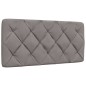 vidaXL Bettgestell mit LED ohne Matratze Taupe 100x200 cm Stoff vidaXL Bettgestell mit LED ohne Matratze Taupe 100x200 cm Stoff