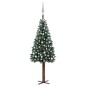 Weihnachtsbaum Schlank mit LEDs & Kugeln Grün 210 cm Weihnachtsbaum Schlank mit LEDs & Kugeln Grün 210 cm