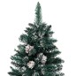 Weihnachtsbaum Schlank mit LEDs & Kugeln Grün 210 cm Weihnachtsbaum Schlank mit LEDs & Kugeln Grün 210 cm