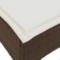 vidaXL 3-tlg. Garten-Sofagarnitur mit Kissen L-Form Braun Poly Rattan vidaXL 3-tlg. Garten-Sofagarnitur mit Kissen L-Form Braun Poly Rattan