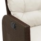 vidaXL 3-tlg. Garten-Sofagarnitur mit Kissen L-Form Braun Poly Rattan vidaXL 3-tlg. Garten-Sofagarnitur mit Kissen L-Form Braun Poly Rattan
