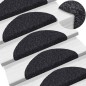vidaXL Stufenmatten Selbstklebend 20 Stk. Schwarz 56x17x3 cm vidaXL Stufenmatten Selbstklebend 20 Stk. Schwarz 56x17x3 cm