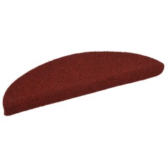 vidaXL Stufenmatten Selbstklebend 30 Stk. Rot 56x17x3 cm