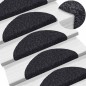 vidaXL Stufenmatten Selbstklebend 30 Stk. Schwarz 56x17x3 cm vidaXL Stufenmatten Selbstklebend 30 Stk. Schwarz 56x17x3 cm