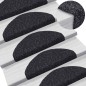vidaXL Stufenmatten Selbstklebend 30 Stk. Schwarz 65x21x4 cm vidaXL Stufenmatten Selbstklebend 30 Stk. Schwarz 65x21x4 cm