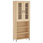 Highboard Sonoma-Eiche 69,5x34x180 cm Holzwerkstoff Highboard Sonoma-Eiche 69,5x34x180 cm Holzwerkstoff