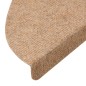vidaXL Stufenmatten Selbstklebend 20 Stk. Beige 65x22,5x3,5 cm vidaXL Stufenmatten Selbstklebend 20 Stk. Beige 65x22,5x3,5 cm