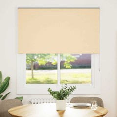 vidaXL Verdunkelungsrollo Beige 135x150 cm Stoffbreite 131,6 cm