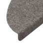 vidaXL Stufenmatten Selbstklebend 20 Stk. Grau 65x22,5x3,5 cm vidaXL Stufenmatten Selbstklebend 20 Stk. Grau 65x22,5x3,5 cm