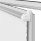 vidaXL Verdunkelungsrollo Weiß 105x175 cm Stoffbreite 100,7 cm vidaXL Verdunkelungsrollo Weiß 105x175 cm Stoffbreite 100,7 cm