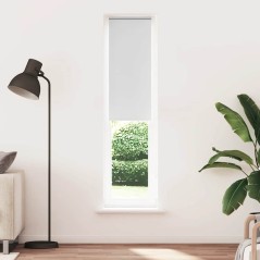 vidaXL Verdunkelungsrollo Weiß 45x210cm Stoffbreite 40,7 cm Polyester