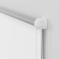 vidaXL Verdunkelungsrollo Weiß 115x210 cm Stoffbreite 110,7 cm
