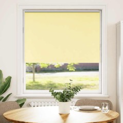 vidaXL Verdunkelungsrollo Gelb 100x150cm Stoffbreite 95,7 cm Polyester