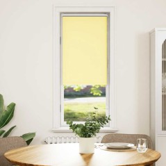 vidaXL Verdunkelungsrollo Gelb 40x175 cm Stoffbreite 35,7 cm Polyester